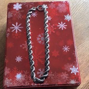 Sterling silver 21” heavy chain necklace